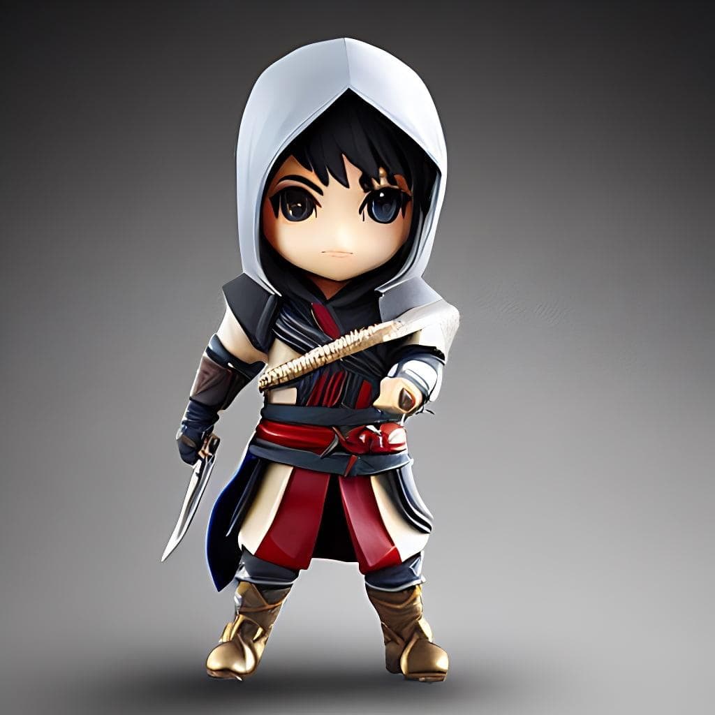 Chibi Assassin Creed Figurine