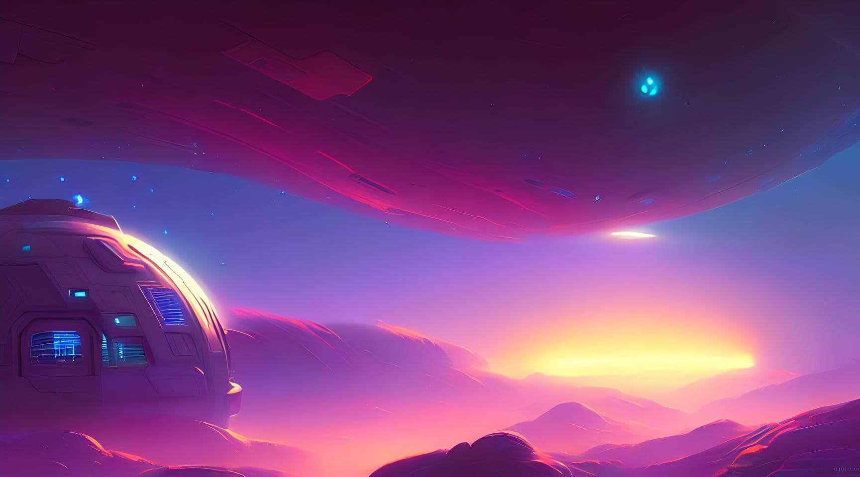 Futuristic Galaxy