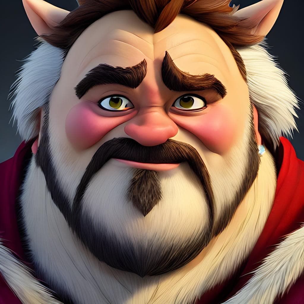 Greg Manchess Portrait Painting Of Oaken From Frozen As Overwatch Character