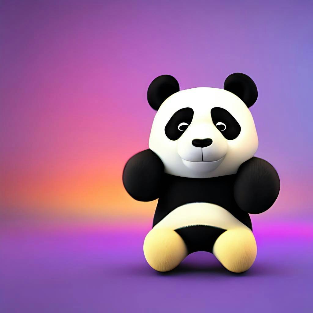 Panda As Ultra-cute Squishy Plush Toy